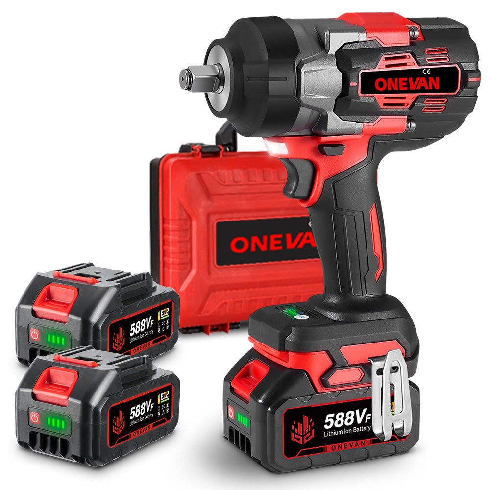 ONEVAN 1/2 2800N¡¤m Brushless Cordless Impact Wrench | For Makita 18V Battery