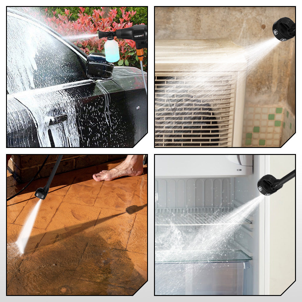 ONEVAN 3500W 200Bar Brushless Electric High Pressure Car Washer | For Makita 18V Battery