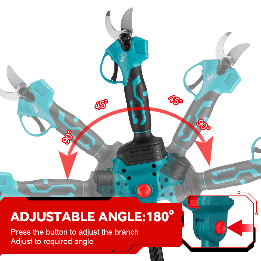 ONEVAN 6 Chainsaw & 25mm Pruner with 2m Telescoping Pole Brushless Cordless Combo Kit