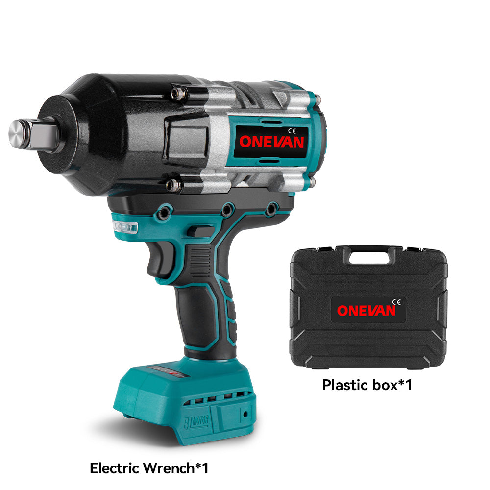 ONEVAN 3/4 3100N¡¤m Impact Wrench & 1/2'' 1000N¡¤m Ratchet Wrench Brushless Cordless 2?Pc. Combo Kit 6.0Ah