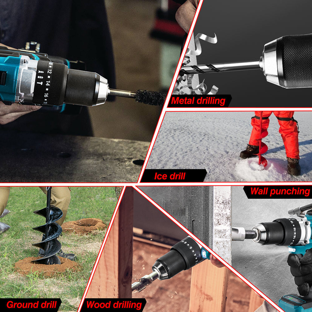 ONEVAN 650N¡¤m 13mm Brushless Cordless Drill 20+3 Torque | For Makita 18V Battery