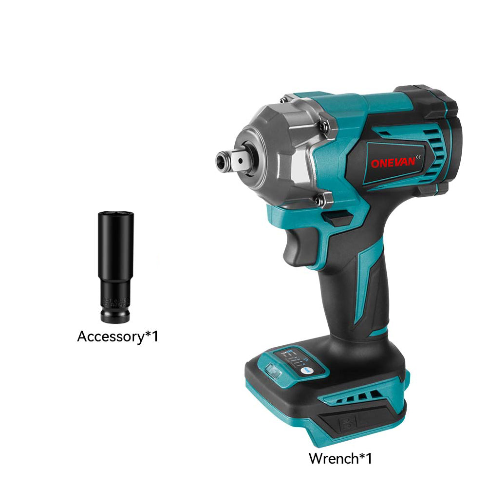 ONEVAN 1/2 1200N¡¤m Brushless Impact Wrench & Polishing Machine 2?Pc. Combo Kit 6.0Ah