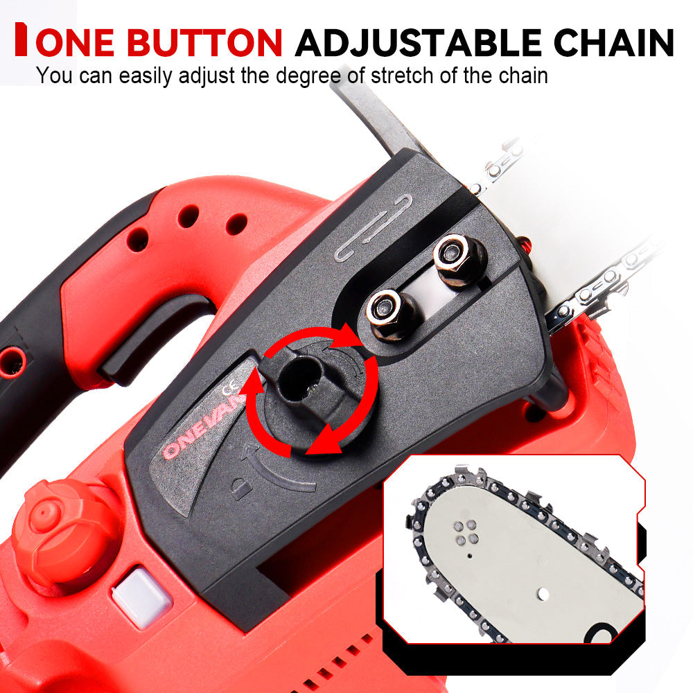 ONEVAN 16 Brushless Cordless Chainsaw | For Makita 18V Battery