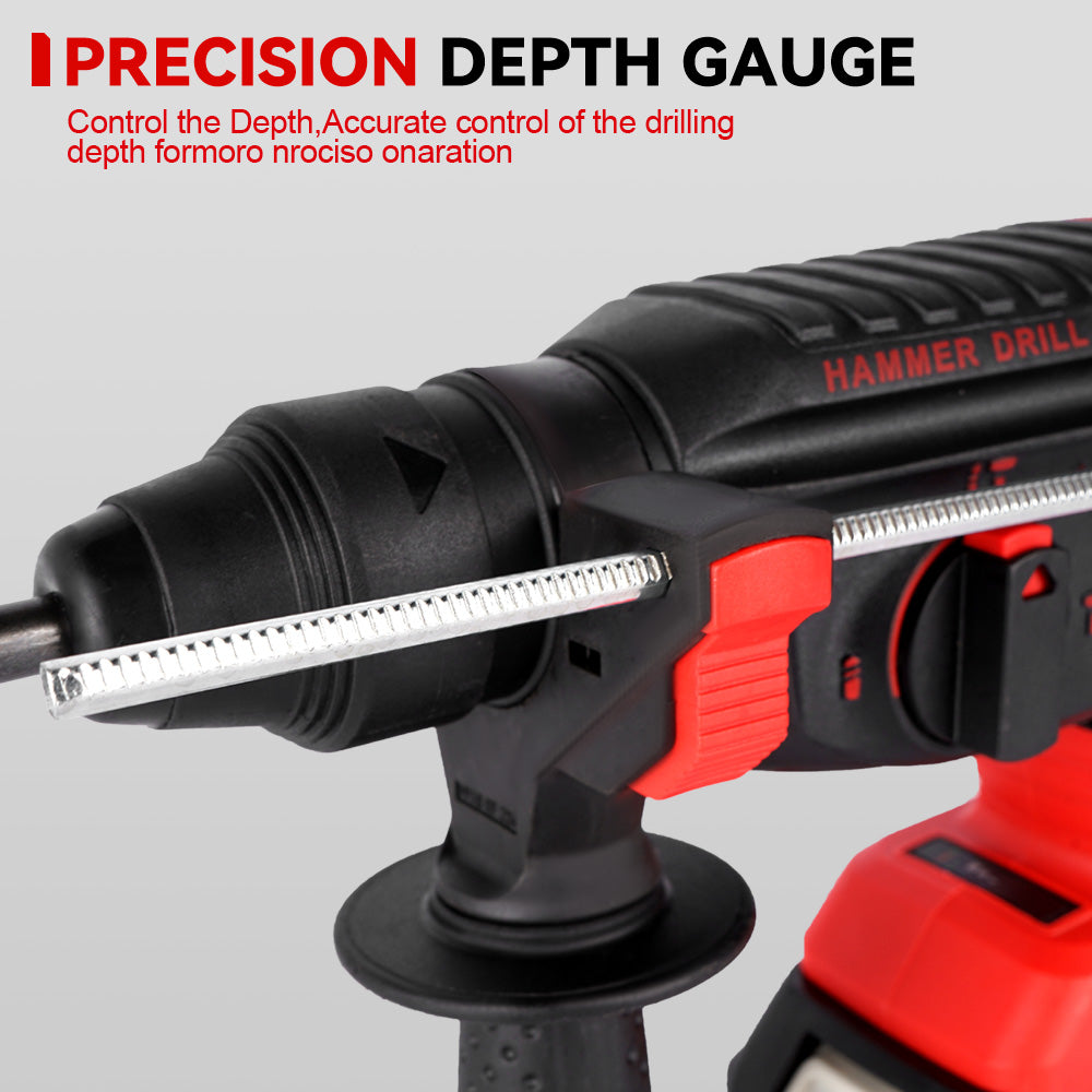 ONEVAN 26mm 2000W Brushless Cordless Hammer Drill | For Makita 18V Battery