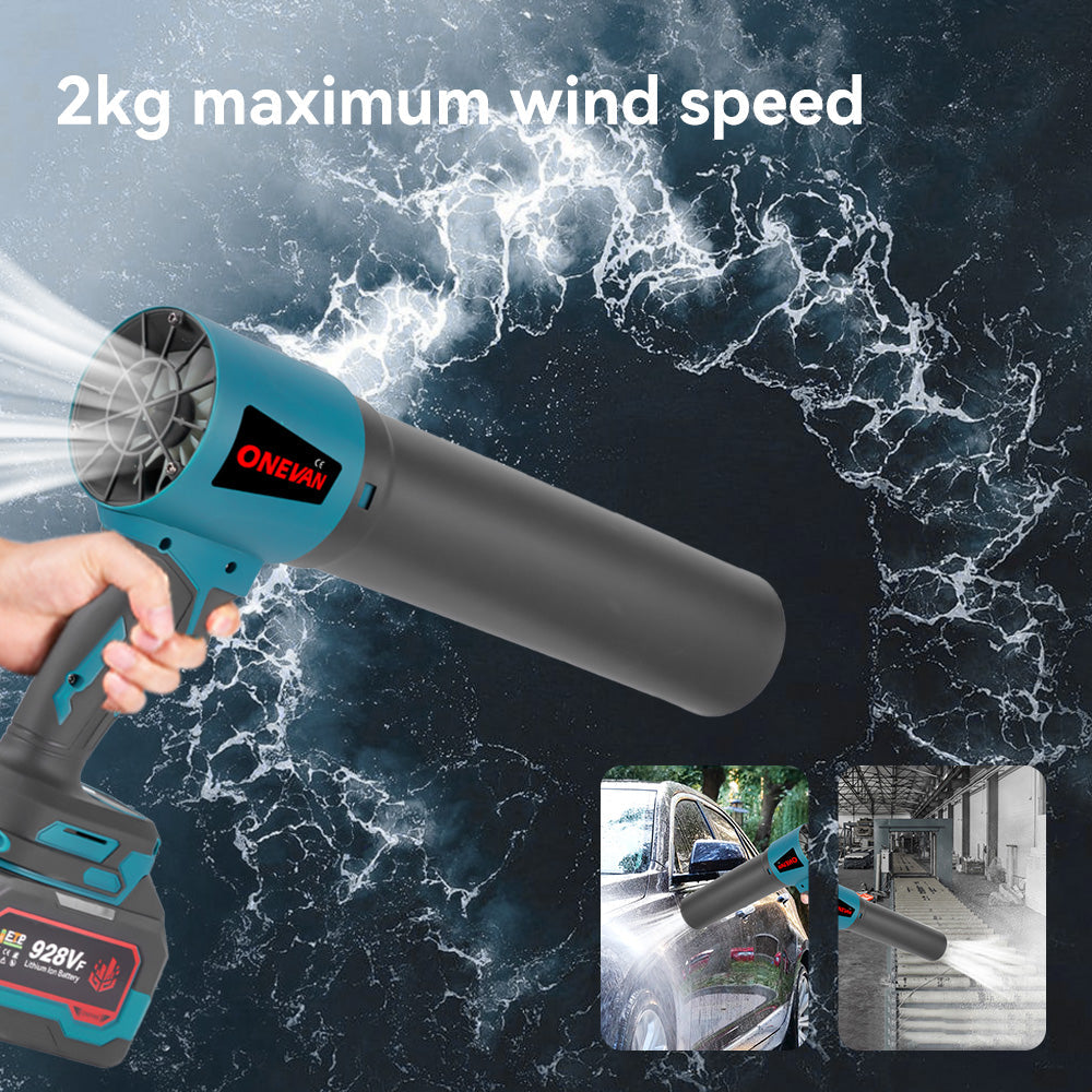 ONEVAN 4000W Brushless Ducted Turbo Fan Cordless High-Pressure Snow Blower | For Makita 18V Battery