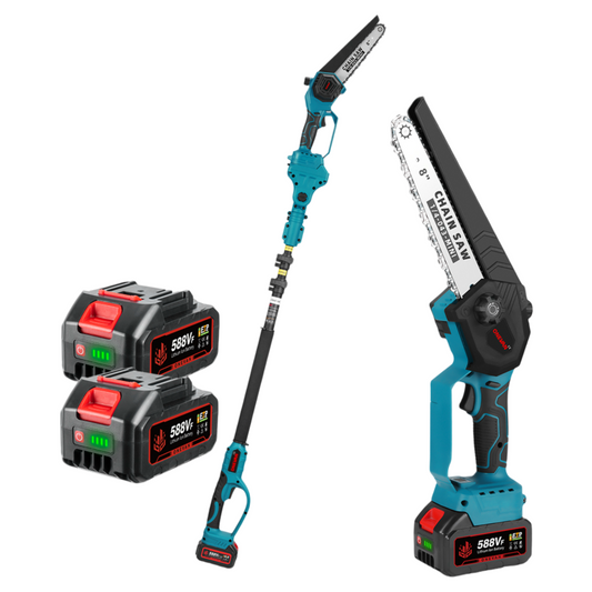 ONEVAN 8 Telescoping Pole(1.1-2m) Brushless Cordless Chainsaw | For Makita 18V Battery