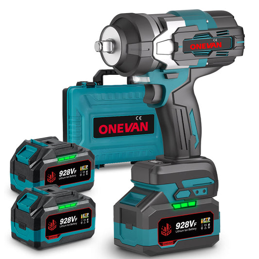 ONEVAN 1/2 2800N¡¤m Brushless Cordless Impact Wrench(928VF Battery Upgrade ¨C Long Lasting Power) | For Makita 18V Battery