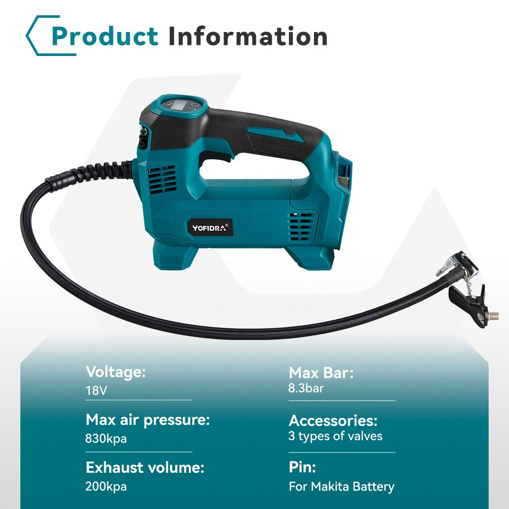 ONEVAN Car Inflator Pump & Polishing Machine Brushless Electric 2?Pc. Combo Kit 6.0Ah