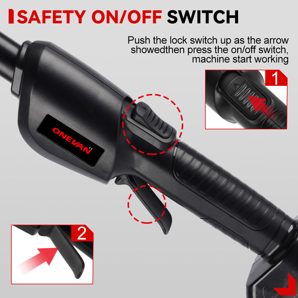 ONEVAN 6 Cordless Telescoping Pole(1.3-2.25m) Chainsaw | For Makita 18V Battery