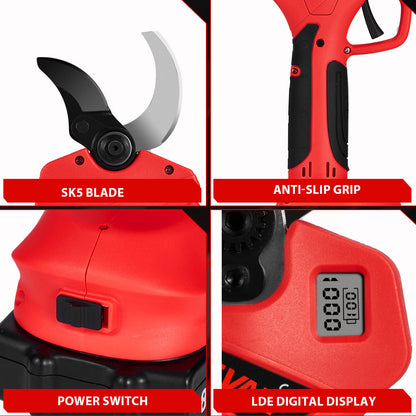 ONEVAN 61mm Brushless Cordless Electric Pruning Shears | For Makita 18V Battery
