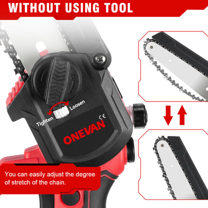 ONEVAN 6 Mini Portable Cordless Chainsaw | For Makita 18V Battery