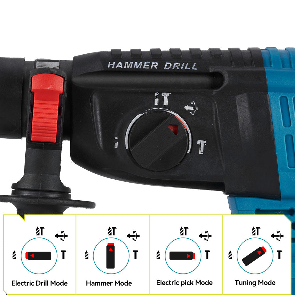 ONEVAN 26mm 1680W Brushless Cordless Hammer Drill | For Makita 18V Battery