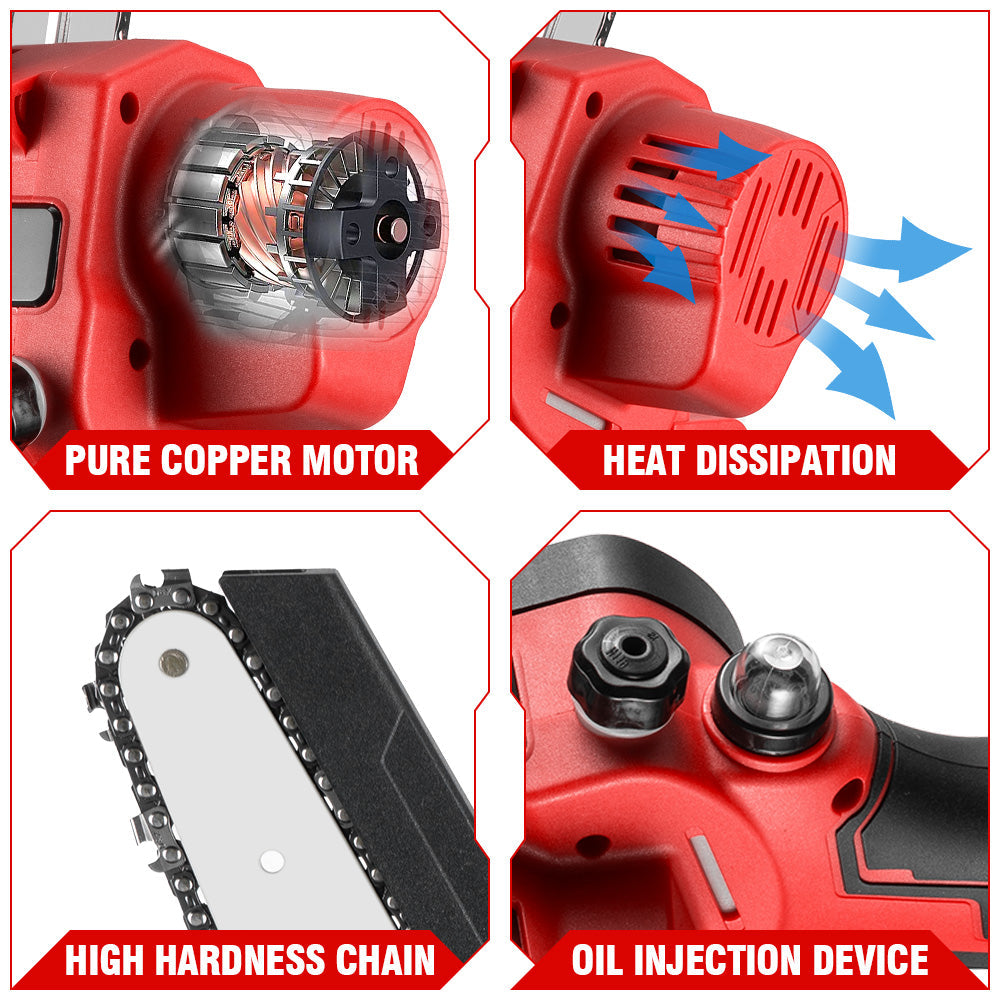 ONEVAN 6 Mini Portable Cordless Chainsaw | For Makita 18V Battery