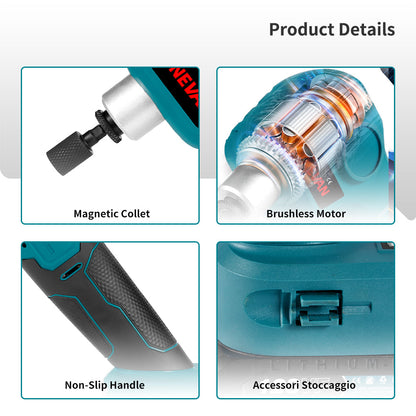 ONEVAN 20V Brushless Cordless Auto Hammer | For Makita 18V Battery