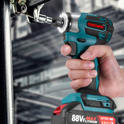 ONEVAN 1/4 588N¡¤m Brushless Cordless 5-speed Screwdriver | For Makita 18V Battery