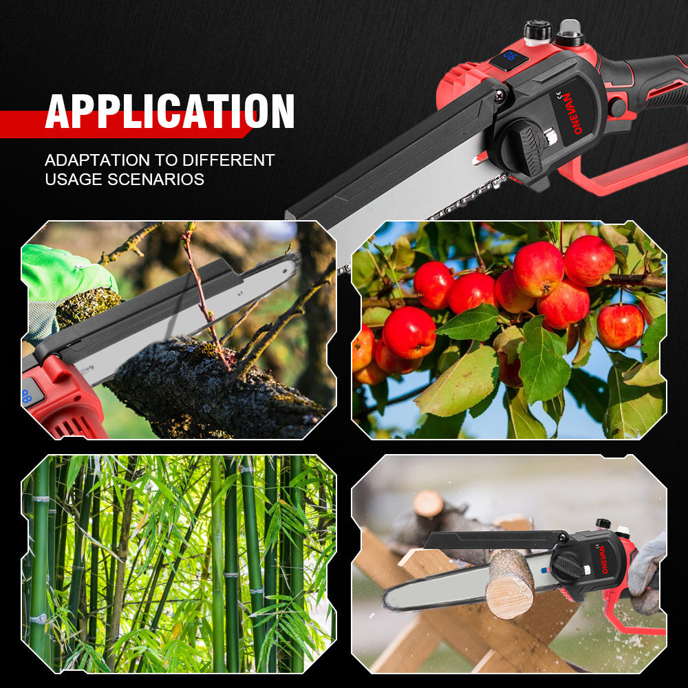 ONEVAN 8 Cordless Brushless Outdoor Pruning Saw | For Makita 18V Battery
