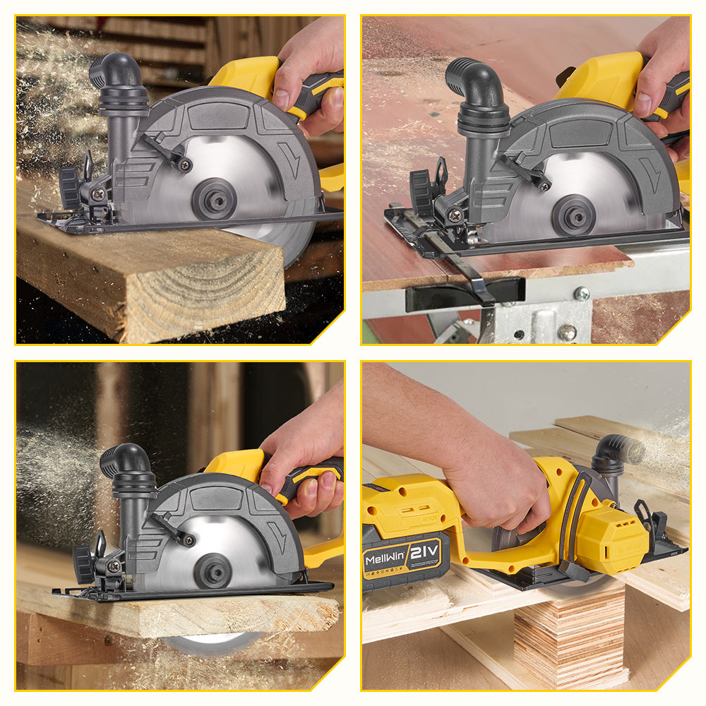 ONEVAN 150mm 6 Inch Cordless Brushless Handheld Multi-function Circular Saws | For Makita 18V Battery
