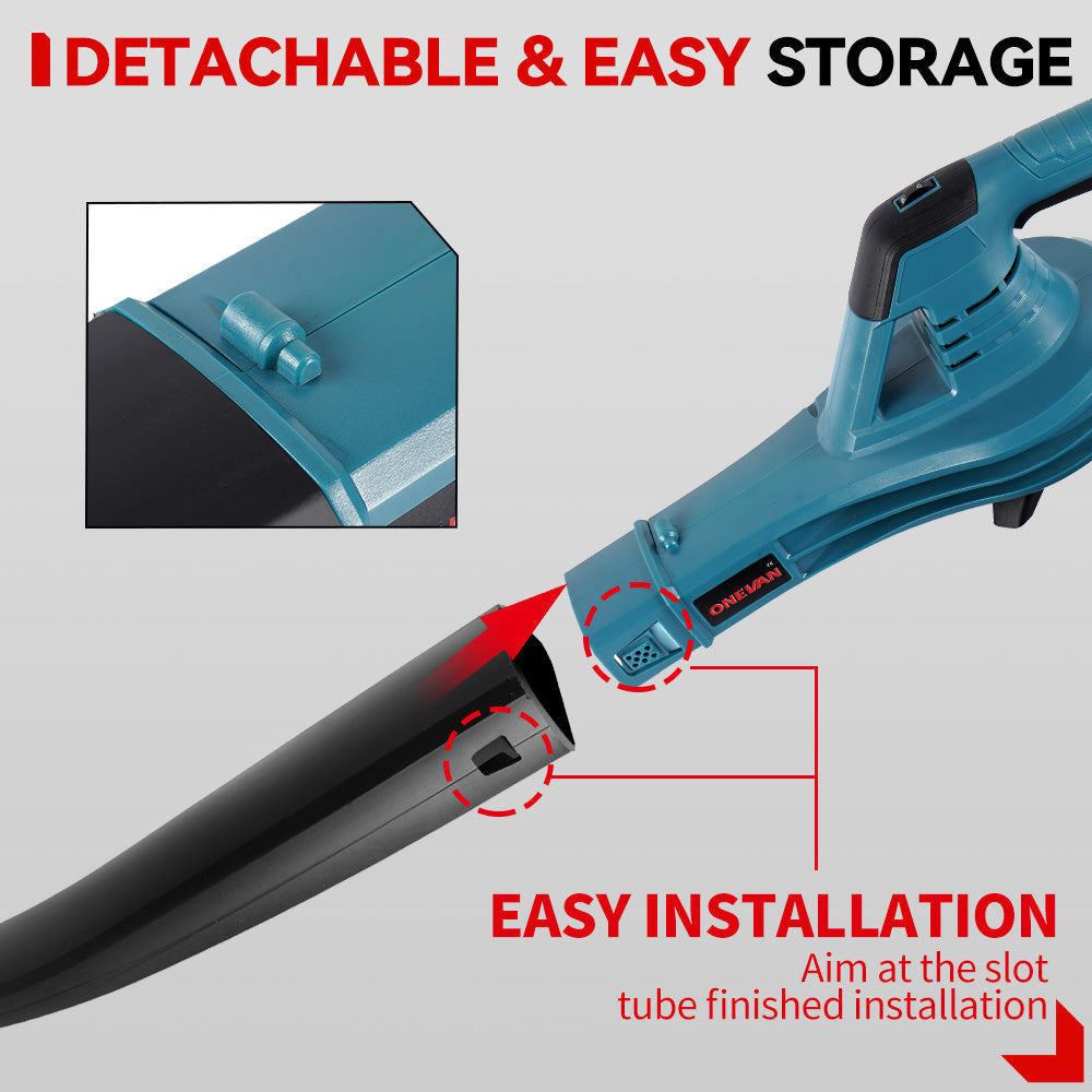 ONEVAN High Pressure Cordless Garden Electric Hairdryer | For Makita 18V Battery