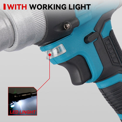 ONEVAN 20000N Brushless Electric Rivet Gun | For Makita 18V Battery