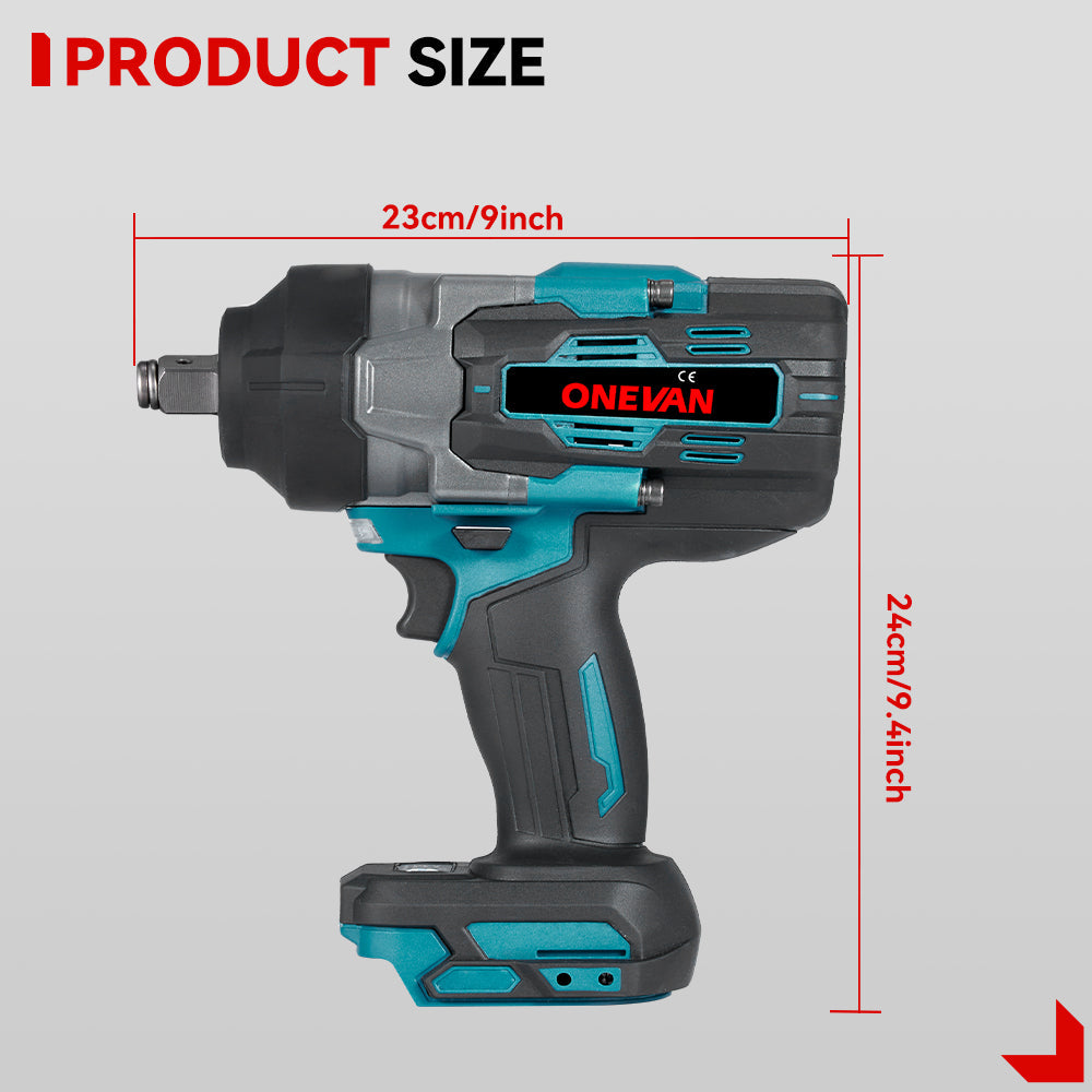ONEVAN 3/4 3500N¡¤m Brushless Cordless Impact Wrench | For Makita 18V Battery