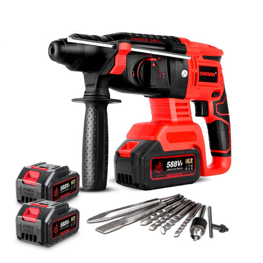 ONEVAN 26mm 2000W Brushless Cordless Hammer Drill | For Makita 18V Battery