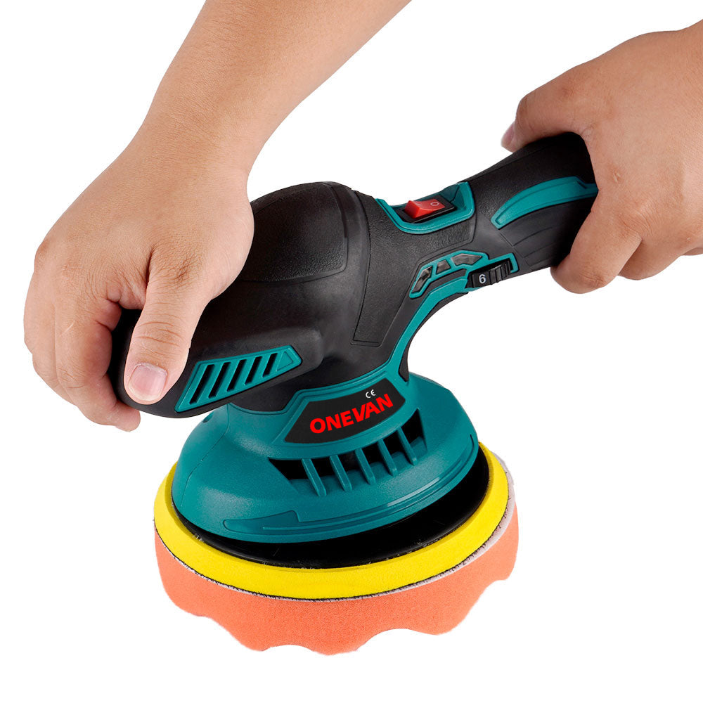 ONEVAN 7000RPM Brushless Cordless Mini Car Polishing Machine | For Makita 18V Battery