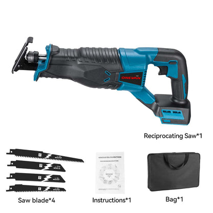 ONEVAN Paint Spray Gun & F30G Nail Gun & 32mm Reciprocating Saw Brushless Cordless 3?Pc. Combo Kit 6.0Ah