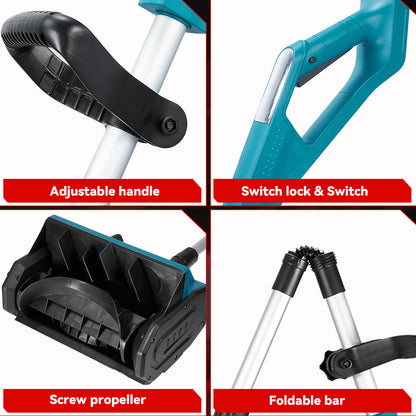 ONEVAN Brushless Cordless Snow Shovel Foldable Handheld Snow Thrower| For Makita 18V Battery