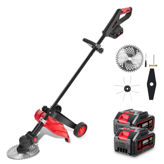 ONEVAN 4500W 10 Inch Brushless Lawn Mower Foldable Brushcutter | For Makita 18V Battery