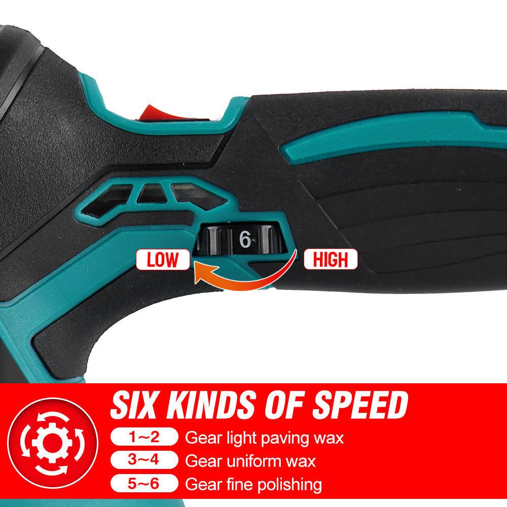 ONEVAN 7000RPM Brushless Cordless Mini Car Polishing Machine | For Makita 18V Battery