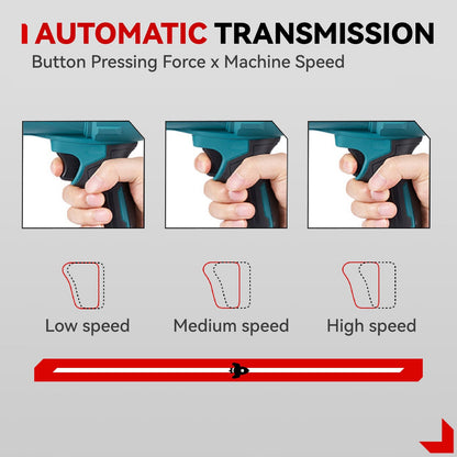 ONEVAN 3500W Brushless Ducted Turbo Fan Cordless Snow Blower | For Makita 18V Battery