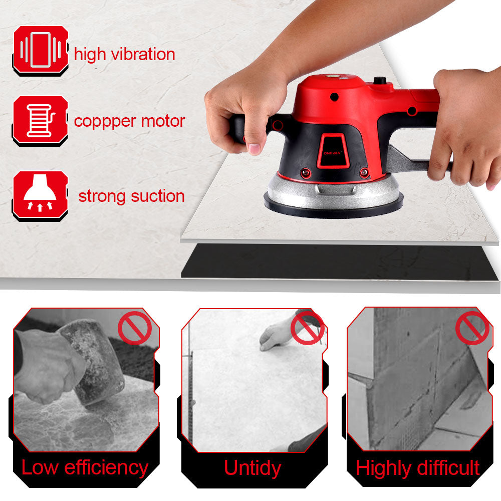ONEVAN 6-Speed Tile Vibration Machine Cordless Automatic Leveling Machine | For Makita 18V Battery