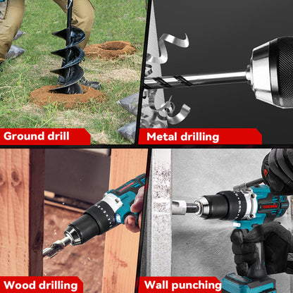 ONEVAN 650N¡¤m 13mm Brushless Cordless Drill 20+3 Torque | For Makita 18V Battery