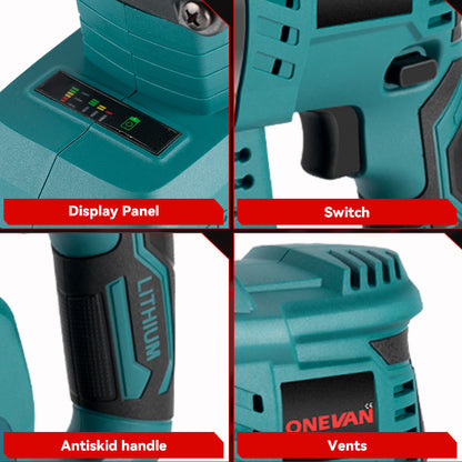 ONEVAN 35mm 15500VPM Electric Vibrator Concrete | For Makita 18V Battery