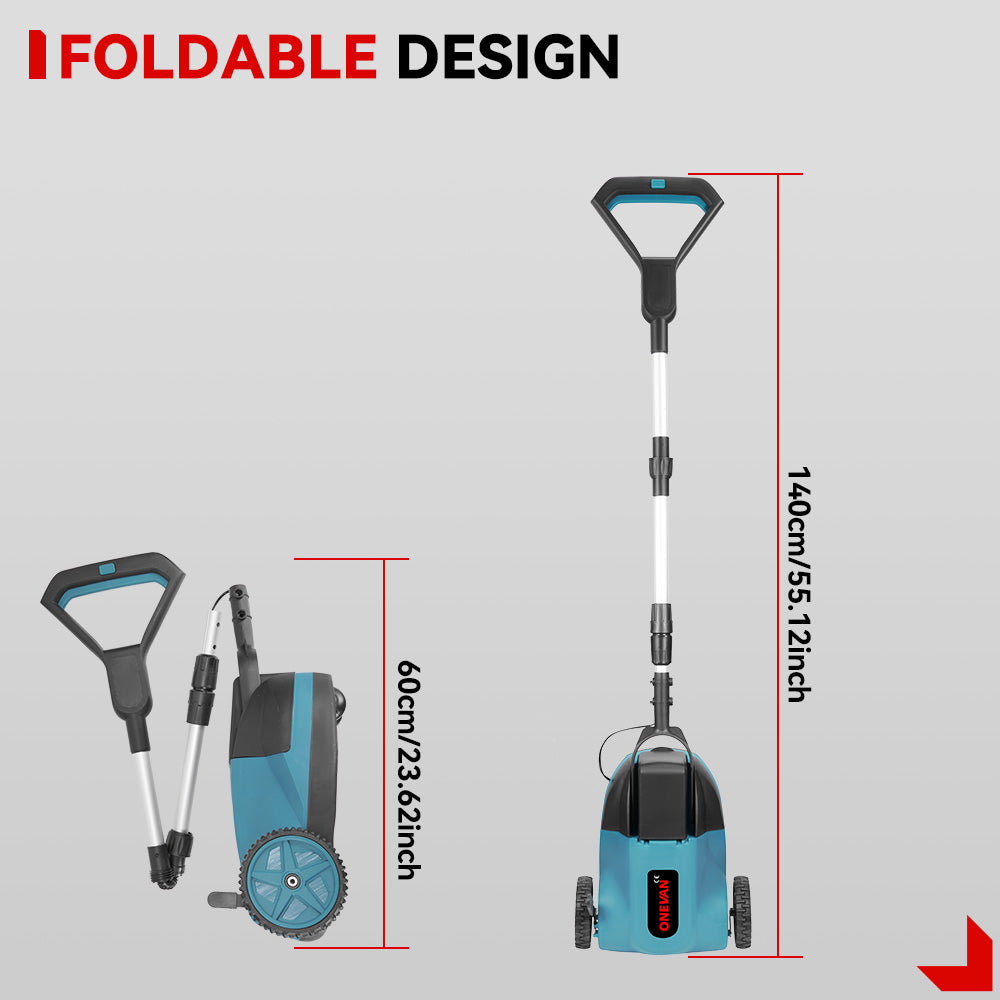ONEVAN 4000W Brushless Cordless Lawn Mower Foldable | For Makita 18V Battery