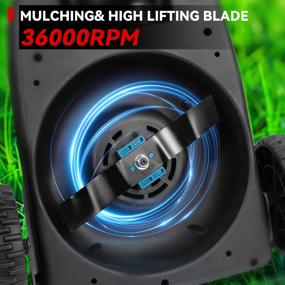 ONEVAN 4000W Brushless Cordless Lawn Mower Foldable | For Makita 18V Battery