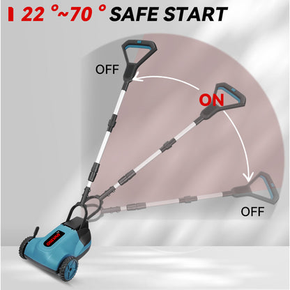 ONEVAN 4000W Brushless Cordless Lawn Mower Foldable | For Makita 18V Battery