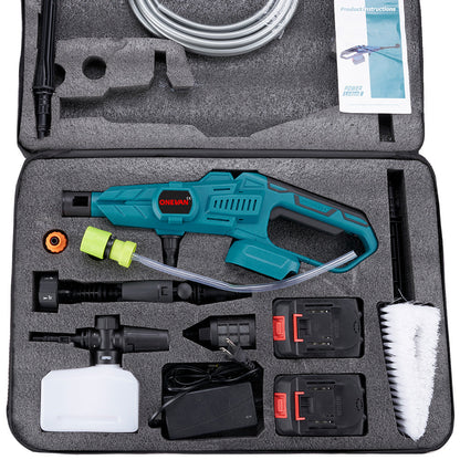 ONEVAN 3500W 200Bar Brushless Electric Cordless Pressure Washer | For Makita 18V Battery