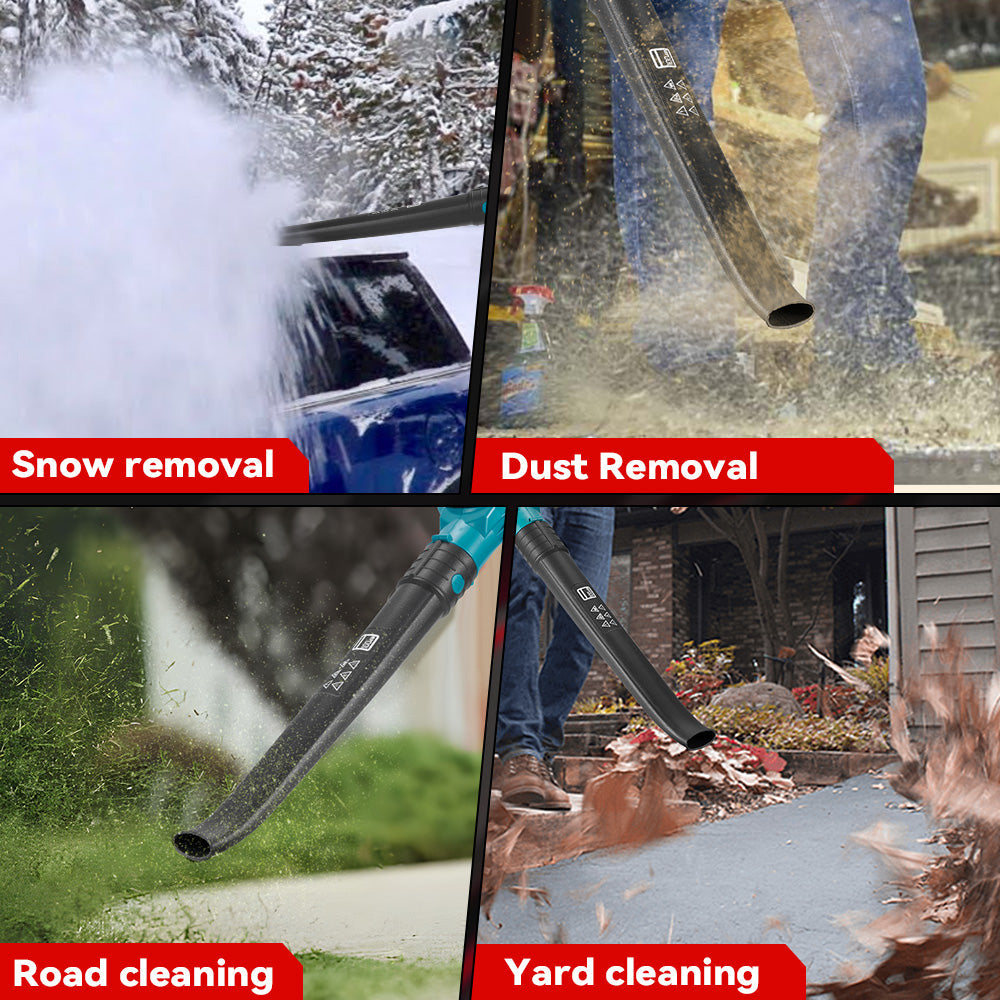 ONEVAN 5500W Brushless Cordless 5-Speed Snow/Leaf Blower | For Makita 18V Battery