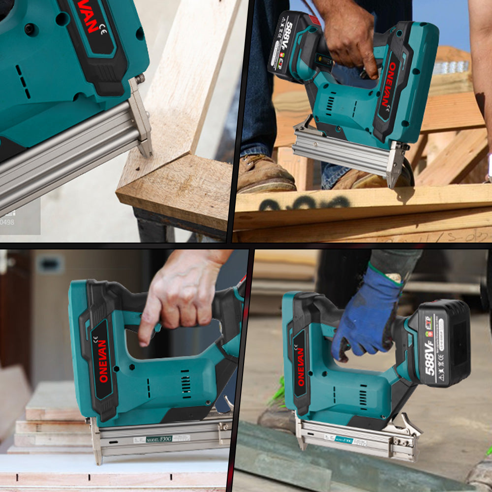 ONEVAN F30G Cordless Brushless Electric Nail Guns | For Makita 18V Battery