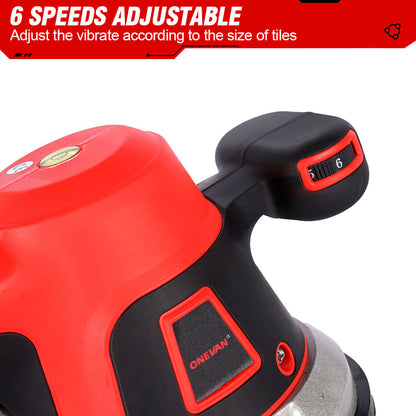 ONEVAN 6-Speed Tile Vibration Machine Cordless Automatic Leveling Machine | For Makita 18V Battery