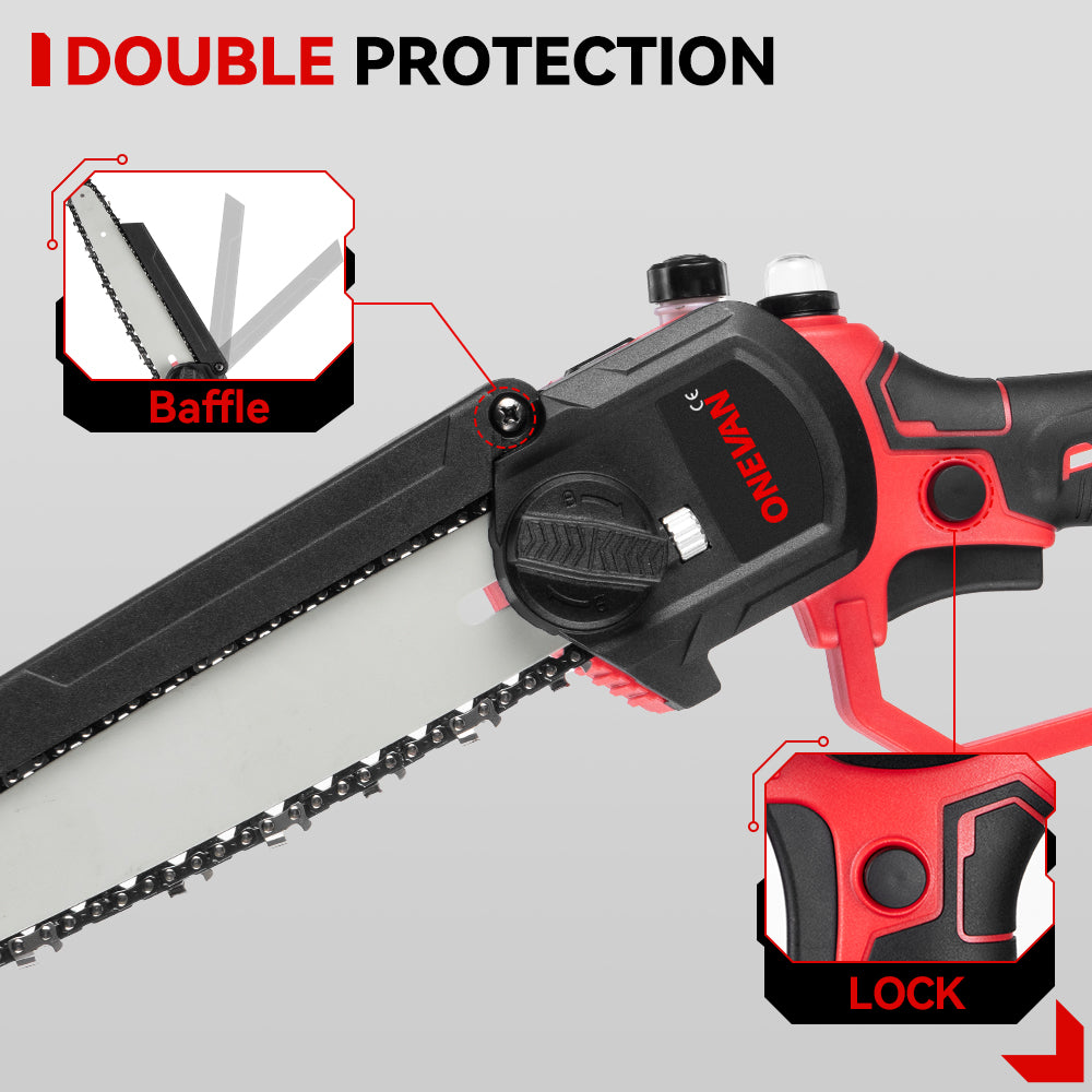 ONEVAN 8 Cordless Brushless Outdoor Pruning Saw | For Makita 18V Battery