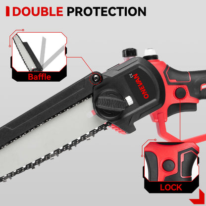 ONEVAN 8 Cordless Brushless Outdoor Pruning Saw | For Makita 18V Battery