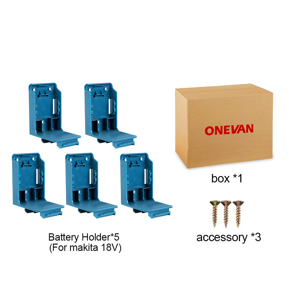 ONEVAN 2 In 1 Power Tool Holder Battery Mount Hanger Case